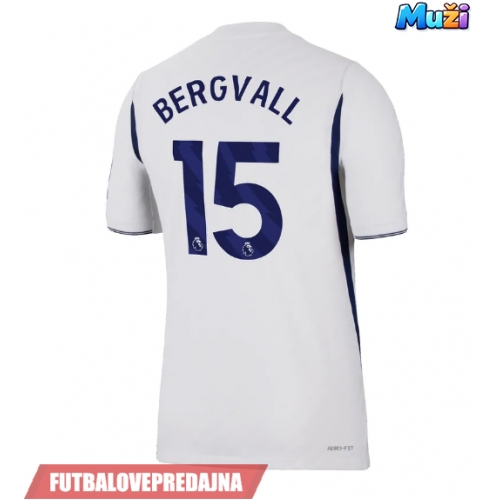 Lacne Muži Futbalové dres Tottenham Hotspur Lucas Bergvall #15 2026-27 Krátky Rukáv - Domáci